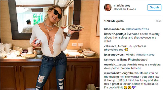 Mariah Carey la vuelve a liar con una foto retocada