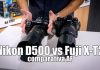 Nikon D500 vs Fuji X-T2: comparativa AF