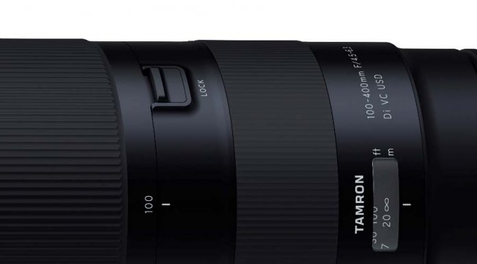 Tamron anuncia el desarrollo de un 100-400 mm f4.5-6.3 sellado y estabilizado