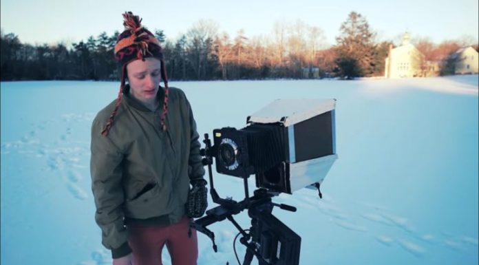 Una videocámara de gran formato hecha en casa