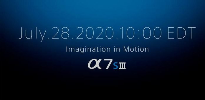 Sony confirma que la A7S III se anunciará el próximo 28 de julio Sony-A7S-III-teaser