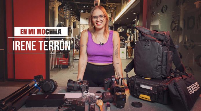 El material que utiliza una realizadora y filmmaker. En mi mochila: Irene Terrón Irene Terrón – Portada – Rotulada