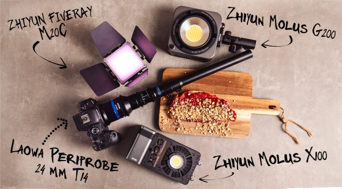 Probando el MACRO más raro del mercado: Laowa Periprobe 24 mm +focos Zhiyun Zhiyun-Laowa
