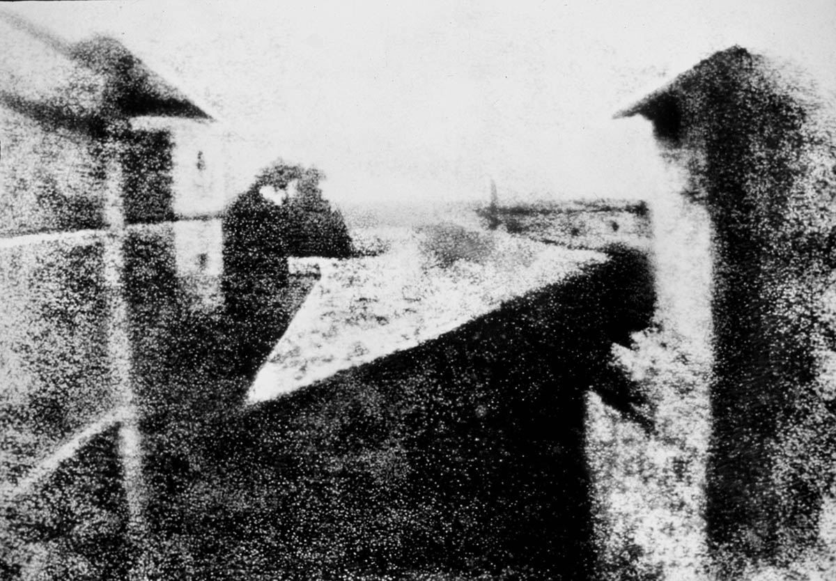 Vistas desde la ventana en Le Gras 1826 – Joseph_Nicéphore_Niépce