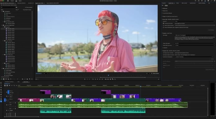 Adobe muestra la vesión beta de Premiere Pro 25, que vendrá con un nuevo sistema de gestión del color pp 25