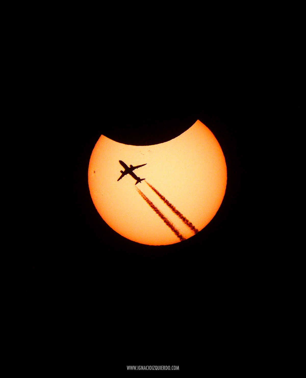 Eclipse Parcial © Ignacio Izquierdo