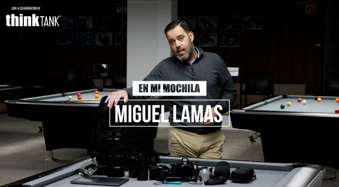 El equipo de un fotógrafo de deportes especializado en billar. En mi mochila: Miguel Lamas mochila-lamas