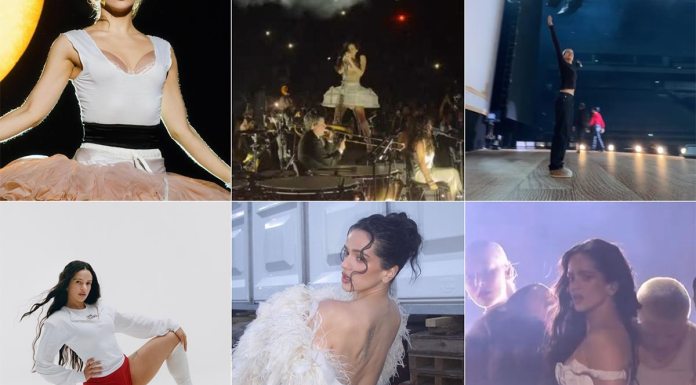 Rosalía desoye las críticas y veta también en sus conciertos de Barcelona a los fotógrafos Rosalia_redes