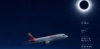 El mejor lugar para ver el eclipse: un avión a 11.000 metros de altura Eclipse_avion_01
