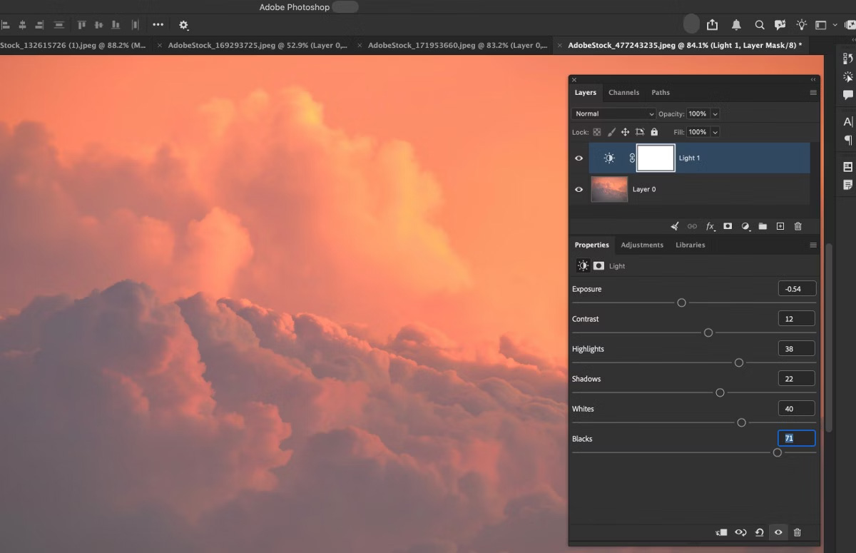 Adobe – Light Adjustment Laye 2