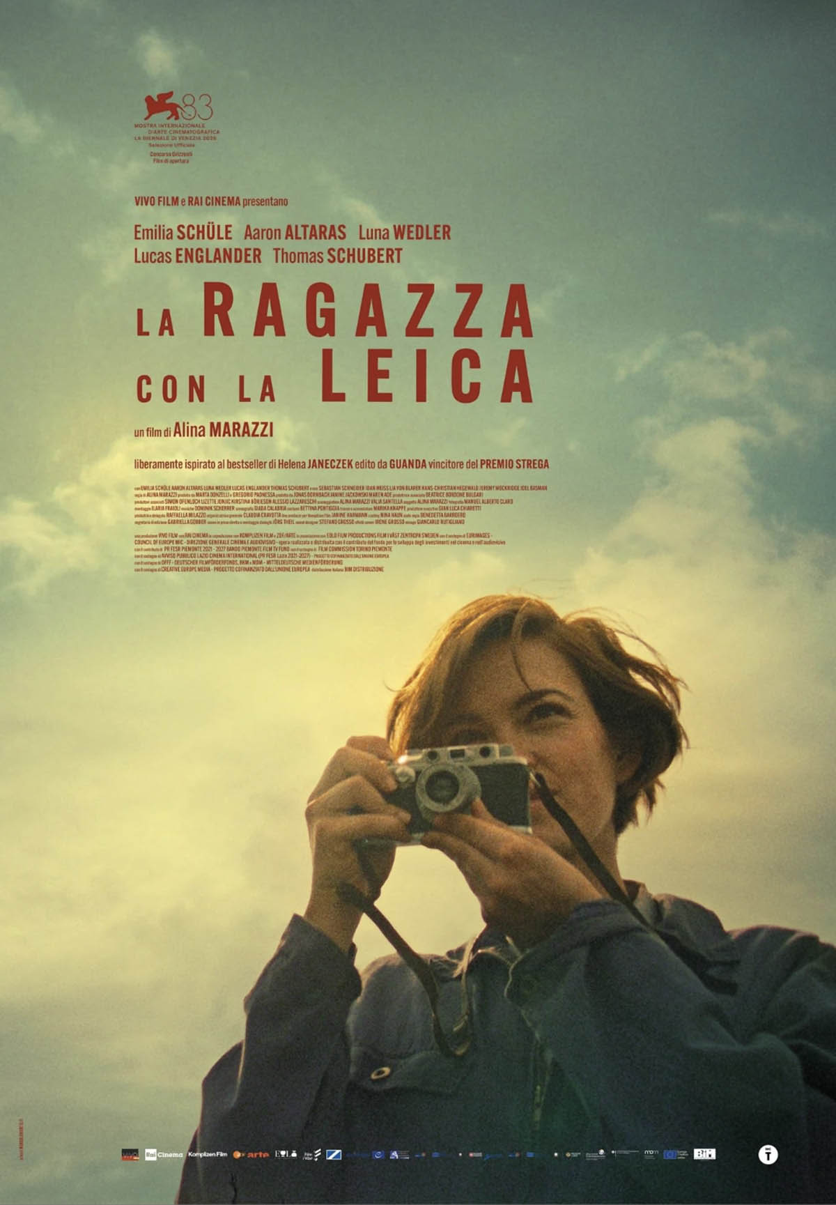 Cartel la chica de la Leica